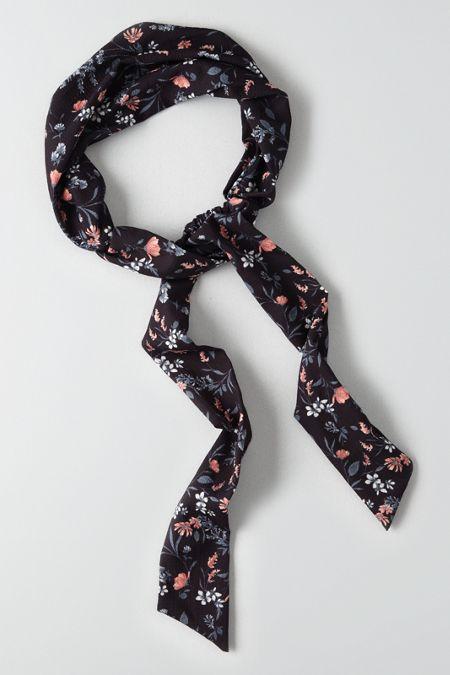 American Eagle Outfitters Ae Black Floral Headband