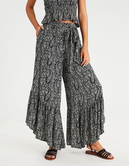 American Eagle Outfitters Ae Ruffle Tier Pants