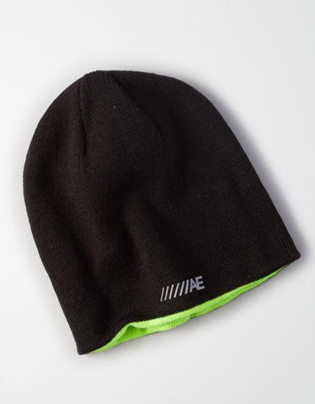 American Eagle Outfitters Ae Reversible Logo Beanie