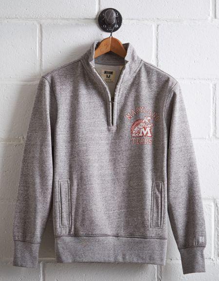 Tailgate Men's Maryland Half-zip Fleece Popover