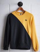 Tailgate Men's Iowa Diagonal Colorblock Sweatshirt