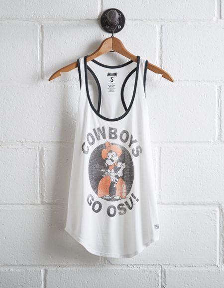 Tailgate Women's Oklahoma State Ringer Tank