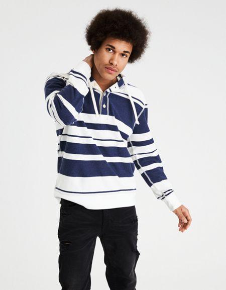 American Eagle Outfitters Ae Baha Henley Hoodie
