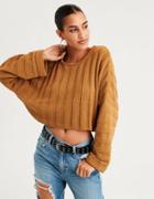 American Eagle Outfitters Ae Wide Rib Crop Sweater