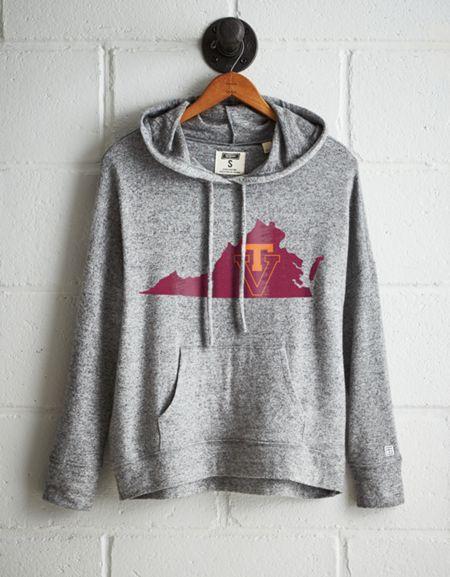 Tailgate Women's Virginia Tech Plush Hoodie