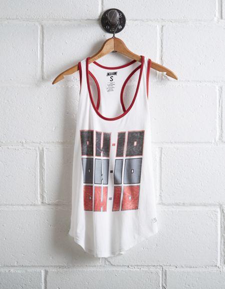 Tailgate Women's Ohio State Ringer Tank