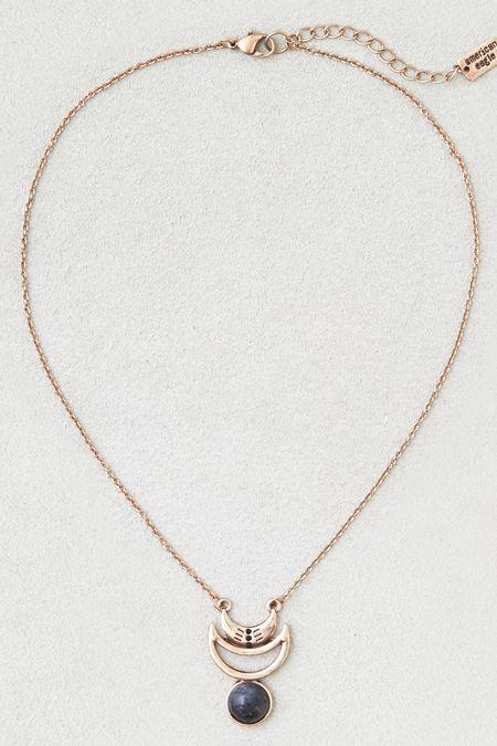 American Eagle Outfitters Ae Crescent Moon Necklace