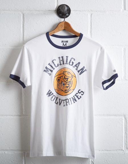 Tailgate Men's Michigan Wolverines Ringer T-shirt