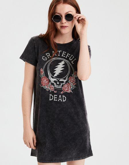 American Eagle Outfitters Ae Oversized Band Graphic Tee