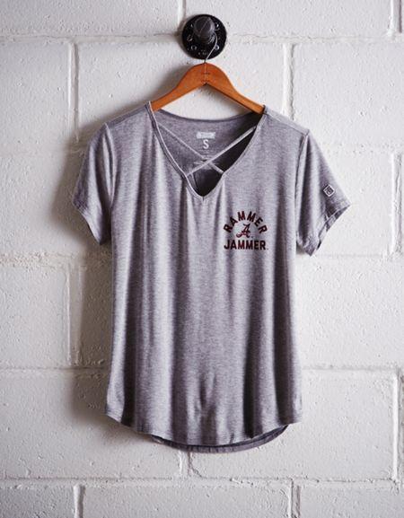 Tailgate Women's Alabama Cage Front Tee