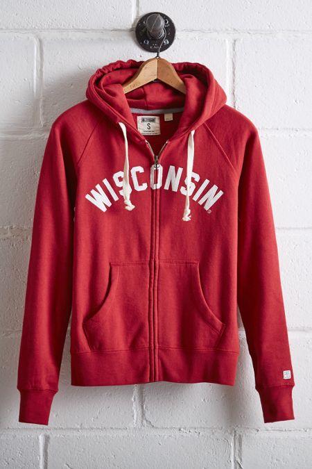 Tailgate Wisconsin Zip Hoodie