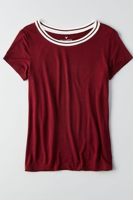 American Eagle Outfitters Ae Soft & Sexy Crew T-shirt