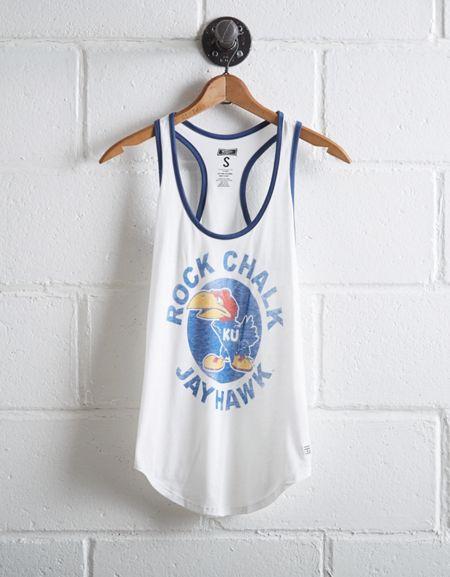 Tailgate Women's Kansas Ringer Tank