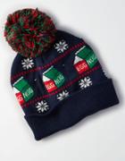 American Eagle Outfitters Ae Light Up Egg Nog Beanie