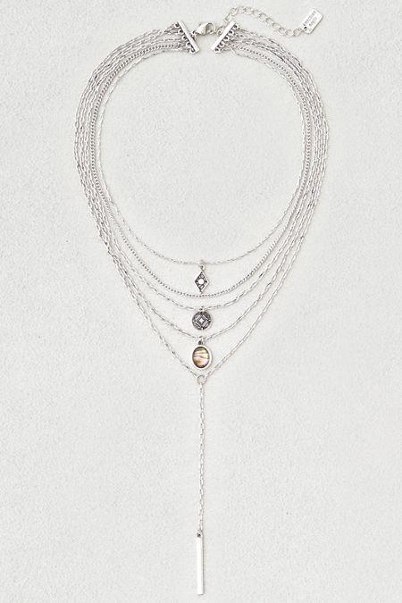 American Eagle Outfitters Ae Layered Charms Necklace