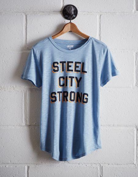 Tailgate Women's Steel City Strong T-shirt