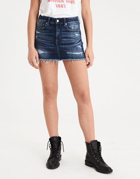 American Eagle Outfitters Ae Ne(x)t Level Denim Skirt