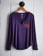 Tailgate Women's Clemson Split Neck T-shirt