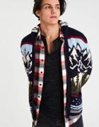 American Eagle Outfitters Ae Scenic Zip Up Sweater