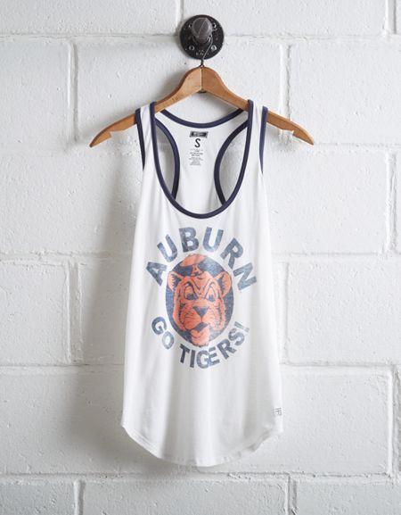 Tailgate Women's Auburn Ringer Tank