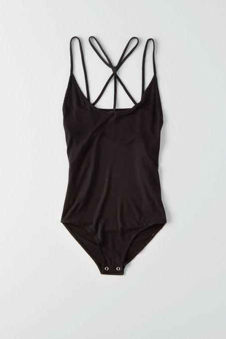 American Eagle Outfitters Ae Soft & Sexy Strappy Bodysuit