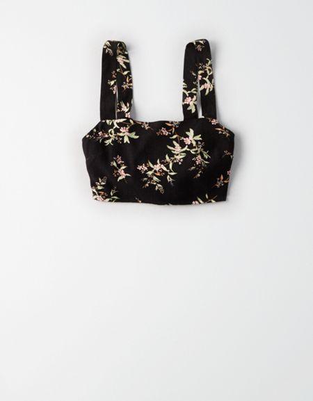 American Eagle Outfitters Ae Tie Back Tank Top
