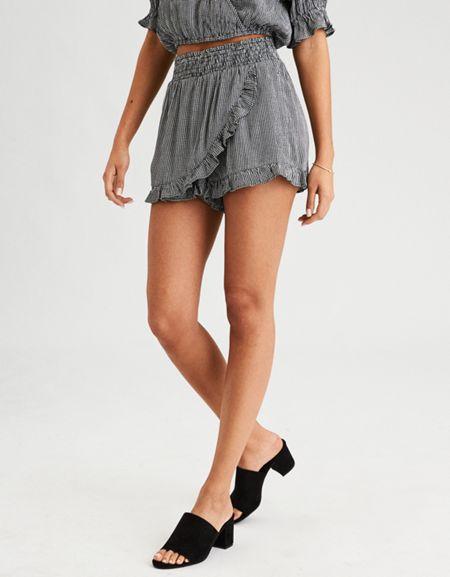 American Eagle Outfitters Ae Ruffle Hem Skort