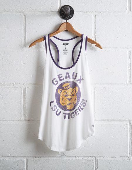 Tailgate Women's Lsu Ringer Tank