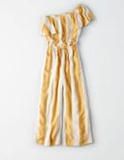 American Eagle Outfitters Ae One Shoulder Culotte Jumpsuit