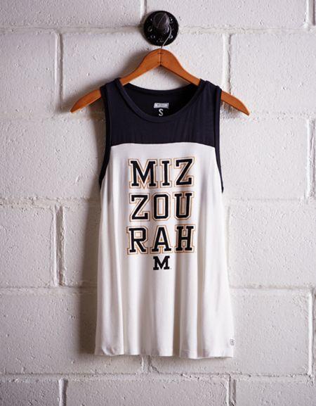 Tailgate Women's Missouri Colorblock Tank