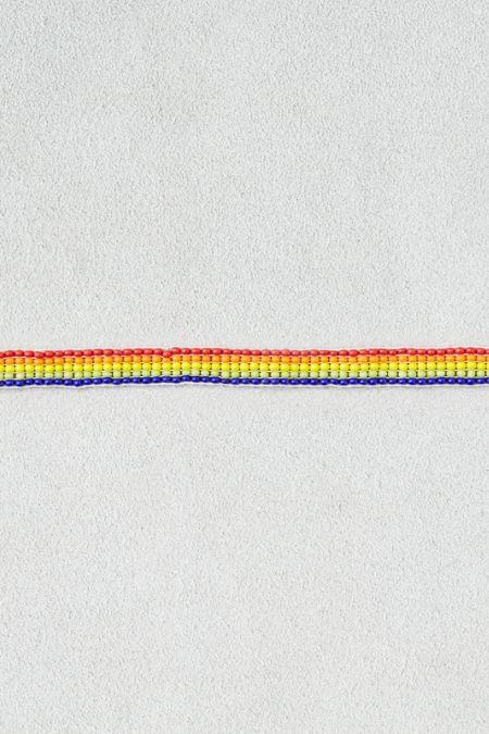 American Eagle Outfitters Ae Pride Beaded Rainbow Choker