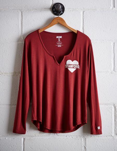 Tailgate Women's Stanford Split Neck T-shirt