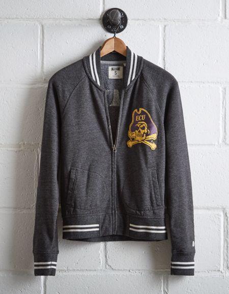 Tailgate Women's East Carolina Bomber Jacket