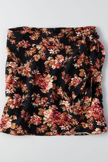 American Eagle Outfitters Ae Wrap Skirt
