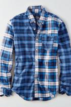 American Eagle Outfitters Ae Patchwork Oxford Shirt