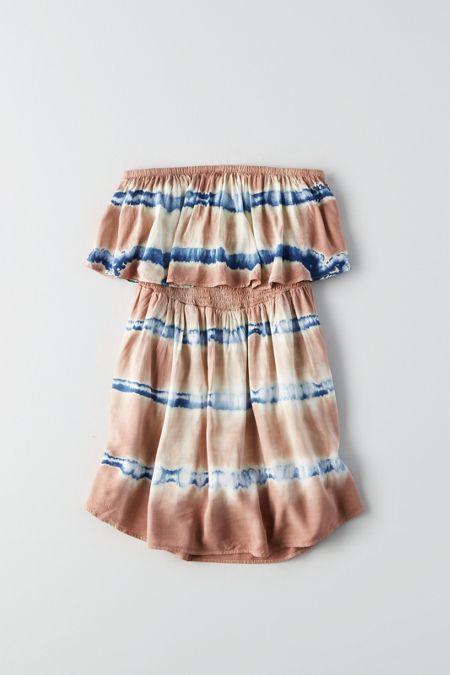 American Eagle Outfitters Ae Strapless Romper Dress