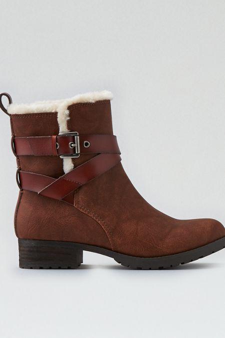 American Eagle Outfitters Ae Buckle Strap Lug Boot