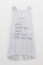 Aerie Graphic Tie Back Tank