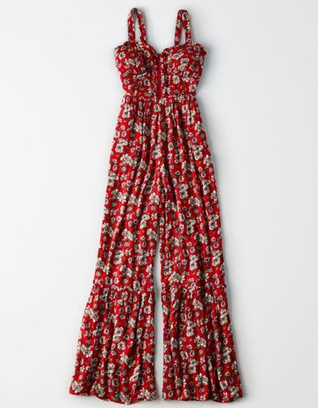 American Eagle Outfitters Ae Corset Jumpsuit