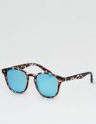 American Eagle Outfitters Tort Blue Sunglasses