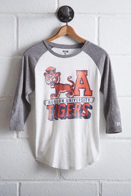 Tailgate Women's Auburn Tigers Baseball Shirt
