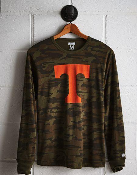 Tailgate Men's Tennessee Camo Long Sleeve Tee
