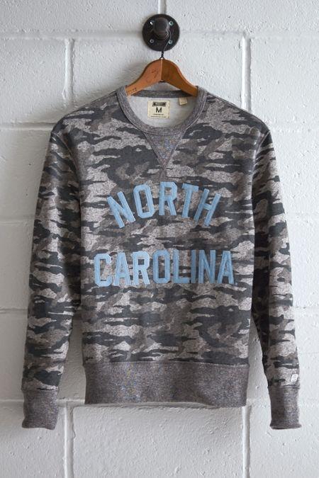 Tailgate Men's Unc Camo Sweatshirt
