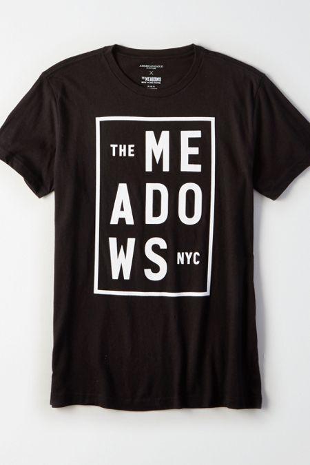 American Eagle Outfitters Ae X Meadows Festival Graphic Tee