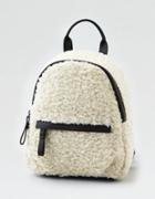 American Eagle Outfitters Ae Faux Sherpa Mini Backpack