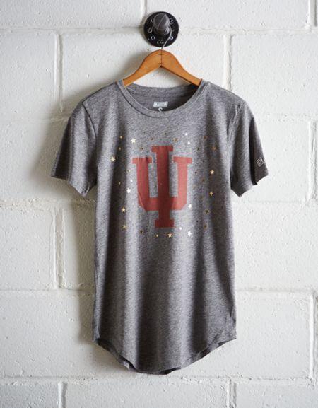 Tailgate Women's Indiana Foil Star T-shirt