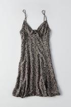 American Eagle Outfitters Ae Button Front Fit & Flare Dress