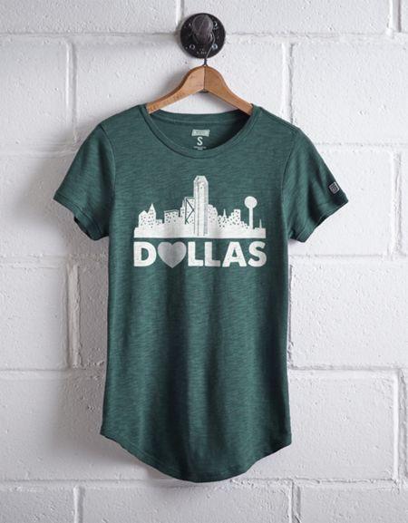Tailgate Women's Dallas Skyline T-shirt