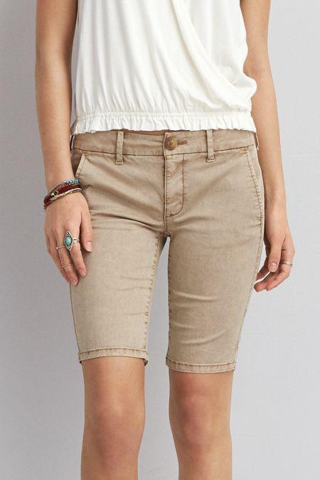 American Eagle Outfitters Ae Twill Skinny Bermuda Short