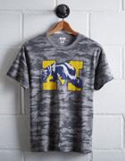 Tailgate Men's Camo Michigan T-shirt